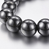 Good Valentines Day Gifts for Him Stretchy Magnetic Synthetic Hematite Bracelet LS-IMB001-3