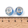 Mixed Styles Handmade Lampwork Large Hole Rondelle European Beads LPDL-L003-03-3