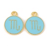 Alloy Enamel Pendants LS-ENAM-S124-01B-16L-1