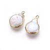 Natural Cultured Freshwater Pearl Pendants PEAR-P059-Q01-6