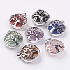 Natural & Synthetic Mixed Stone Pendants KK-K216-A-1