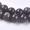 Natural Ice Obsidian Beads Strands G-E468-D01-6mm-3