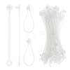300Pcs PP Plastic Price Tag Chains FIND-FH0011-69B-1