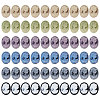 CHGCRAFT 60Pcs 6 Colors Rertro Lady Cameo Resin Cabochons RESI-CA0001-73-1