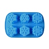 Snowflake Cake DIY Food Grade Silicone Mold DIY-K075-15-2