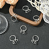 6Pcs Adjustable Brass Finger Rings Components KK-BBC0021-26-4