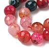 Natural Agate Beads Strands G-E469-05-8mm-5