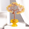 Natural Citrine Chips Tree of Life Decorations PW-WG9360C-03-1