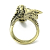 Dragon Alloy Cigarette Holder Ring RJEW-K275-24AB-3