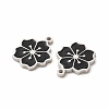 304 Stainless Steel Enamel Charms STAS-F291-06P-01-2