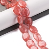 Cherry Quartz Glass Beads Strands G-L605-F02-01-2