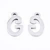 201 Stainless Steel Charms X-STAS-T044-217P-G-2