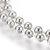 Tarnish Resistant Stainless Steel Ball Chain Necklace Making MAK-L019-01E-P-2