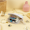 Cloth Jewelry Storage Zipper Bags with Tassel for Earrings Rings Bracelets Necklaces AJEW-WH0596-664A-4