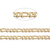 Ion Plating(IP) 304 Stainless Steel Figaro Chains CHS-E007-01G-2