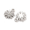 Brass Micro Pave Clear Cubic Zirconia Charms KK-Z044-16P-2