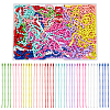 150Pcs 10 Colors Spray Painted Iron Ball Chains CH-SP0001-02-1