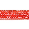 Transparent Electroplate Glass Beads Strands LS-EGLA-A039-T2mm-A14-1