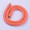 Handmade Polymer Clay Beads X-CLAY-R067-8.0mm-14-3