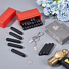 27Pcs Carbon Steel Stamps DIY-WH0740-11B-4