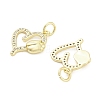 Brass Micro Pave Cubic Zirconia Pendants KK-H527-02C-G-2