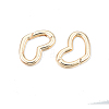 Brass Spring Gate Rings KK-N232-443LG-2