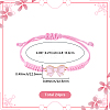 24Pcs Alloy Enamel Bowknot Link Bracelets BJEW-BM0001-03-2