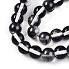 Baking Paint Transparent Glass Beads X1-DGLA-N011-10mm-10-3