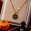 Halloween Stainless Steel Enamel Pendant Necklaces AJ4171-4