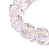 Handmade Foil Lampwork Beads Strands FOIL-C002-01G-3