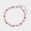 Iron Chain Anklets AJEW-AN00194-2