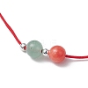 6Pcs Natural Gemstone Beads  Bracelets for Men Women BJEW-JB11752-4