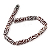 Rice Shape Tibetan Style dZi Beads Strands G-A269-A23-01-3
