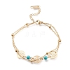 304 Stainless Steel Multi-strand Bracelets STAS-D152-04G-5