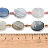 Natural Banded Agate Beads Strands G-A321-E03-01A-4