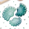 Natural Fluorite Shell Shape Decorative Bowls PW-WG46732-01-3