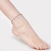 304 Stainless Steel Anklets X-AJEW-AN00199-4