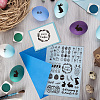 PVC Plastic Clear Stamps DIY-WH0618-0042-4