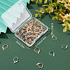 100Pcs 2 Colors 304 Stainless Steel Leverback Earring Findings STAS-BBC0001-56-7