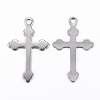 Tarnish Resistant 304 Stainless Steel Cross Pendants STAS-H397-38P-2