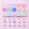 Transparent & Two Tone Opaque Acrylic Beads SACR-FS0001-24-7