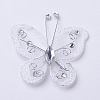 Polyester Butterfly Decoration DIY-WH0018-03F-1