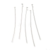 Brass Flat Head Pins KK-H502-01G-S-1