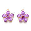 Zinc Alloy Enamel Pendants X-PALLOY-I124-10G-D-2