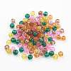 Baking Painted Crackle Glass Beads DGLA-X0006-4mm-08-2