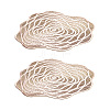 Hollow Rose PVC Hot Pads Holders BT-TAC0001-03B-2