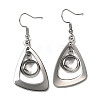 DIY Blank Dome & Teardrop 304 Stainless Steel Dangle Earring Making Kit EJEW-UN00003-1