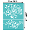 Self-Adhesive Silk Screen Printing Stencil DIY-WH0338-121-2