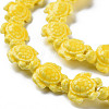 Handmade Porcelain Ceramic Beads Strands PORC-Q265-007B-3