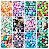 72G 12 Colors Opaque Acrylic Beads OACR-TA0003-91-2